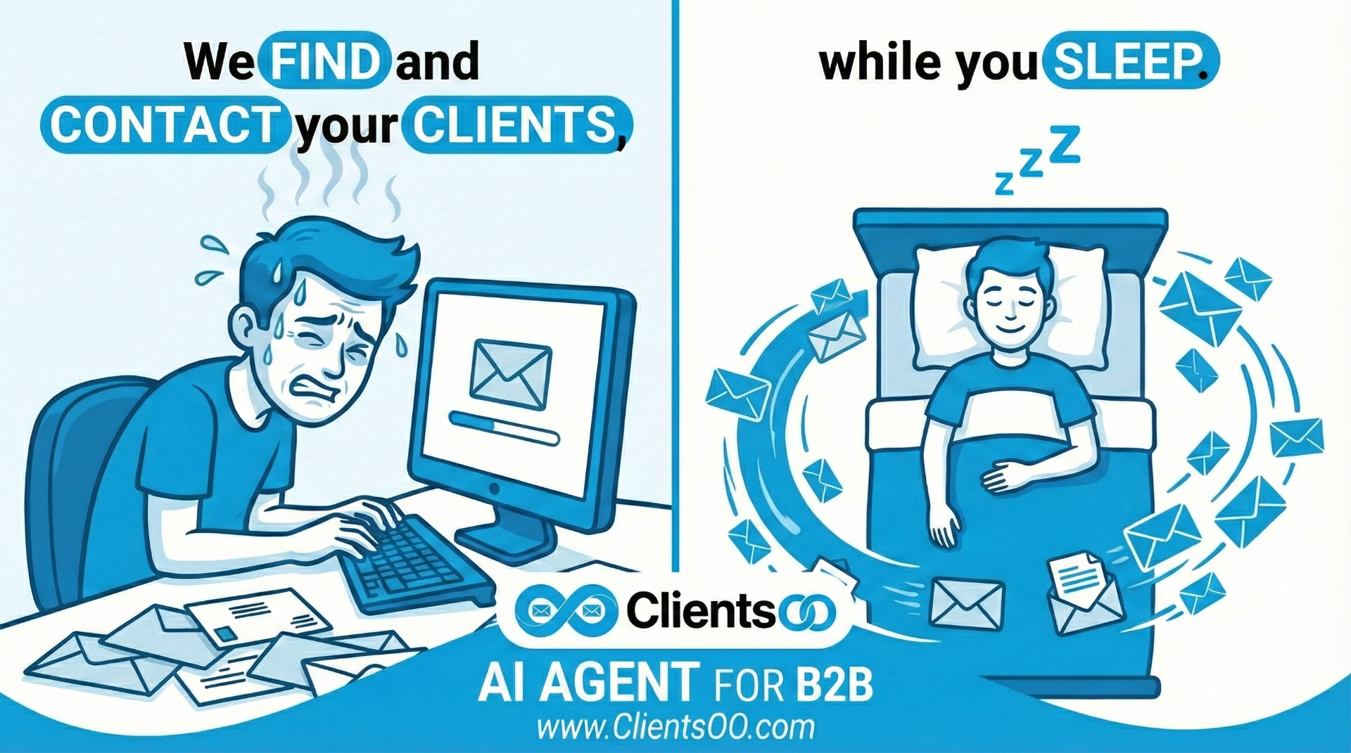Client 24 ClientsOO - AI Agent That Finds Clients 24/7 While You Sleep